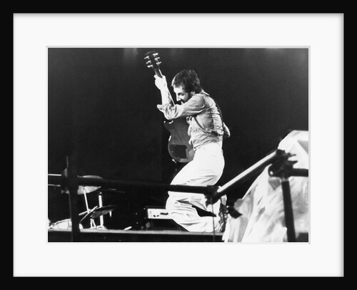 The Who - Pete Townsend at Parkhead, Glasgow 1976 (2) by Steve Thomson